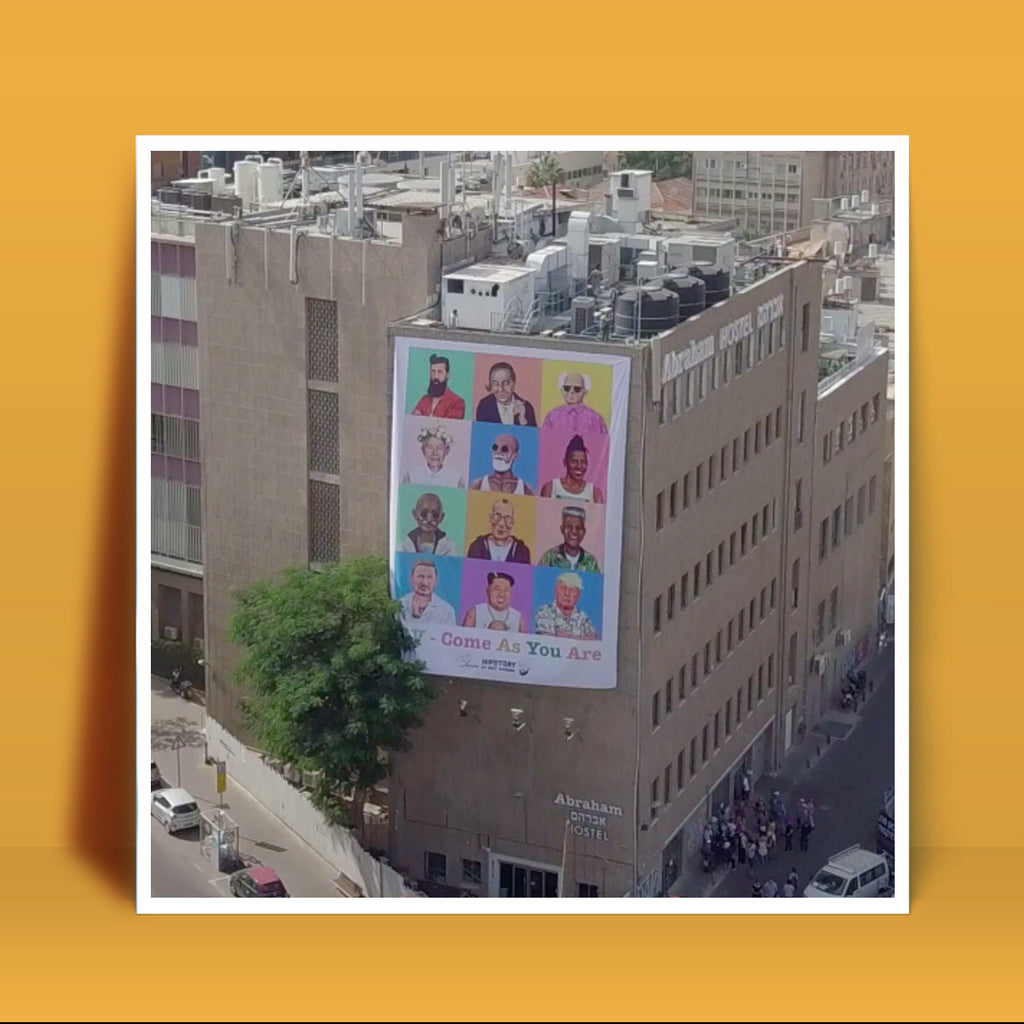Abraham Hostel x Tel Aviv Municipality x HIPSTORY: Gay Pride + Eurovision Campaign